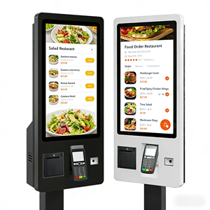 Terminal de Pedidos Autoservicio de 23.6, 27 y 32 Pulgadas para <span class=keywords><strong>McDonald</strong></span>'<span class=keywords><strong>s</strong></span>, Kiosco de Pared con Escáner de Código QR para Pagos, Kiosco de Pedidos Automatizado para Restaurantes - Product Image 1