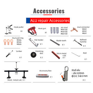 FUNSI aluminium <span class=keywords><strong>voiture</strong></span> carrosserie réparation Dent extracteur Machine <span class=keywords><strong>voiture</strong></span> carrosserie réparation F6100 - Product Image 5