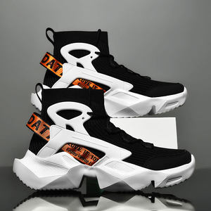 High-Top Breathable Mesh Men's Casual Running Outdoor Sneakers-High Quality Plus <b>Size</b> Fashion Walking <b>Shoes</b> - Product Image 4