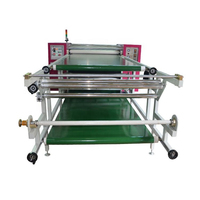 Machine de transfert thermique automatique à grande vitesse GS-R120 pour tapis de souris/feuilles de matériau, à tambour chauffé à l'huile