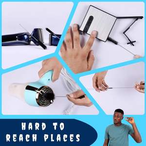 Nettoyeurs de tuyaux Brosses de nettoyage pour petits espaces Multi-Size Straw, Window, Airbrush Air Up Bottle Cleaner - Product Image 5