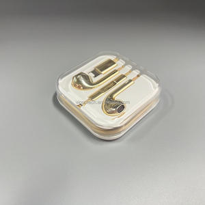 Auriculares con Cable Tipo C Dorados, Auriculares Estéreo Premium con Micrófono para Teléfono Inteligente, Tableta y Computadora Portátil - Product Image 3