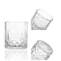 Échantillons gratuits de verres à whisky de luxe personnalisés en cristal gravé pour bars 300ml