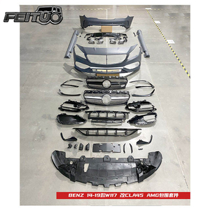 Pièces automobiles de haute qualité, pare-chocs, jupes latérales, kit carrosserie, compatibles avec Mercedes-Benz CLA W117 2013-2019, mise à niveau <span class=keywords><strong>AMG45</strong></span>. - Product Image 3