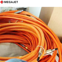 Tuyau de nettoyeur haute pression tressé en acier Tuyau de laveuse résistant à l'abrasion Tuyau de pression haute flexibilité