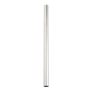 Eco Friendly 12mm Stainless Steel Milk Tea Straw Brush Smoothie Straw With Silicone Tips