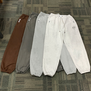 Pantalon de jogging en coton brossé épais pour homme, personnalisé par le fabricant, vente en gros, haute qualité, pour le sport et la gym - Product Image 5