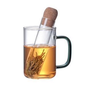 Wholesale Glass Tea Infuser Mini Transparent Tea Strainer <b>Cork</b> Glass <b>Bottle</b> Tube Brewing Test Tube Tea Set Kitchen Tools - Product Image 1