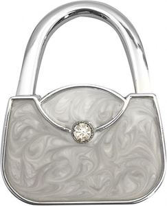 Trending 2026 Foldable Purse Hook Metal Handbag Hanger Table Edge Hook Portable <b>Bag</b> Holder Unique <b>Gift</b> for Boutique Wholesale - Product Image 4