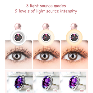 2 In 1 <span class=keywords><strong>Lens</strong></span> kiti makro <span class=keywords><strong>lens</strong></span> ile halka dolgu ışığı - Product Image 5