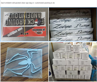 Harga Pabrik Perekat Kuat Tahan Air Tahan Lama Dekorasi Kustom Krom Grosir Emblem Mobil 3D ABS untuk Bodi Mobil