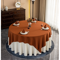 Fournitures d'usine en gros, nappes de table d'hôtel personnalisées, nappe de table à manger en polyester, imperméable, durable, banquet, restaurant