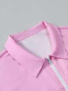 Maillot de football en maille bleu clair pour hommes, manches courtes, fermeture éclair sur le devant, numéro 33, vêtements d'équipe respirants, vêtements de sport d'été - Product Image 4