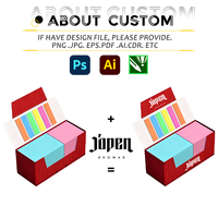Papeterie promotionnelle avec logo personnalisé, notes autocollantes personnalisées avec boîte en papier, blocs-notes autocollants pour le bureau, boîte de rangement