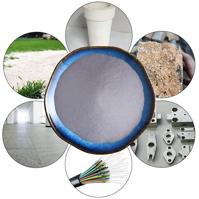 Pure White High Standard Silica Sand Factory Supplier