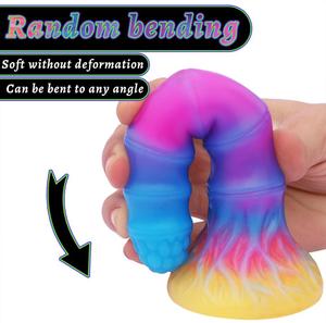 Consolador de simulación luminosa para hombres y mujeres, pene realista con ventosa, pareja gruesa, Sexo erótico, Anal, juguetes para adultos - Product Image 6
