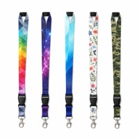 Porte-badge rétractable professionnel en polyester avec fermoir en acrylique pour service de réception et travail