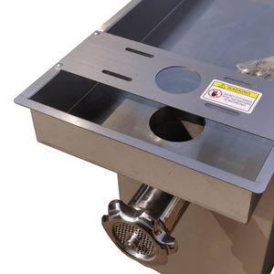 Hachoir à viande congelé en acier inoxydable manuel industriel électrique commercial Hachoir Machine 32 Prix - Product Image 5