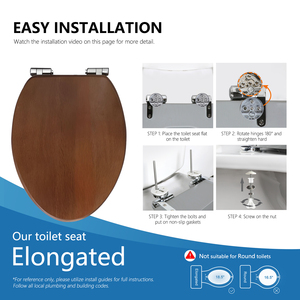 Asiento <span class=keywords><strong>de</strong></span> Inodoro Alargado <span class=keywords><strong>de</strong></span> <span class=keywords><strong>Madera</strong></span> <span class=keywords><strong>de</strong></span> Nogal Ecológico <span class=keywords><strong>de</strong></span> Alta Calidad, Tapa <span class=keywords><strong>de</strong></span> Inodoro <span class=keywords><strong>de</strong></span> <span class=keywords><strong>Madera</strong></span> Moldeada MDF <span class=keywords><strong>de</strong></span> Repuesto para Baños <span class=keywords><strong>de</strong></span> Hoteles <span class=keywords><strong>de</strong></span> Lujo - Product Image 4