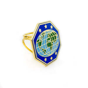 Guía Maestra de Club Pathfinder Personalizada Premium, Moderna, Chapada en Oro, <span class=keywords><strong>con</strong></span> Anillo para Pañuelo, Lideres Desbravadores - Product Image 5