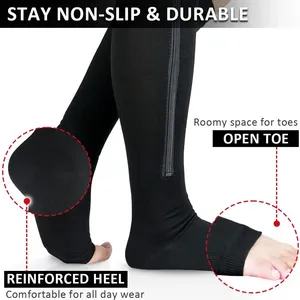 <b>Compression</b> <b>Socks</b> for Men Women Pregnancy Knee Stretch <b>Socks</b> Gym Outdoor Sports <b>Running</b> Cycling Football - Product Image 4
