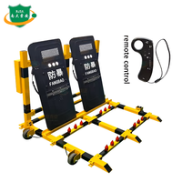 Barrière de pneu télécommandée pour les endroits importants empêchant les attaques et les obstacles de voiture aucune construction requise