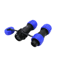 Connecteur circulaire électrique étanche IP68 industriel Weipu SP personnalisé SP11 SP13 SP17 SP21 SP29 avec broches en cuivre 2 3 4 5 6 broches