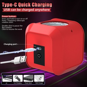 Masturbatore Automatico Maschile per Adulti con Design Nascosto, Doppia Apertura, Modalità di Spinta e Rotazione, Giocattolo Sessuale Modello D06-A di <span class=keywords><strong>Other</strong></span> - Product Image 5