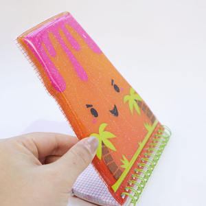 Venta al por mayor de cuadernos personalizados con diseño de volcán en espiral Cuaderno lindo Mini cubierta de PVC Cuadernos blandos y hinchados - Product Image 1