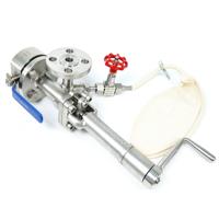 Katup Pengambilan Sampel Gas, Tahan Korosi, Pengambilan Sampel Gas Suhu Tinggi & Tekanan Tinggi, Pengambilan Sampel Tipe Bulb, Dengan Katup Pembersih, Pembersihan Nitrogen