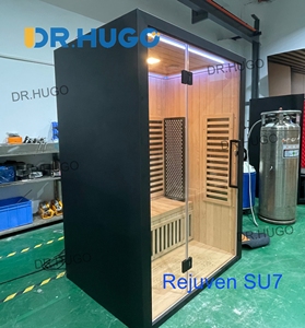 ห้องซาวน่าอินฟราเรดในร่ม DR.HUGO Rejuven SU7 สำหรับ 2 คน พร้อมหลอดไฟบำบัด LED 120 ดวง แบบ Full Spectrum - Product Image 2