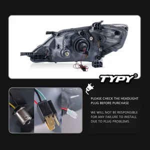 ไฟหน้ารถยนต์ TYPY สำหรับ Toyota Innova ปี 2012-2015 ไฟหน้า LED โปรเจคเตอร์ พร้อมไฟเดย์ไลท์ อุปกรณ์ตกแต่งรถยนต์ - Product Image 4