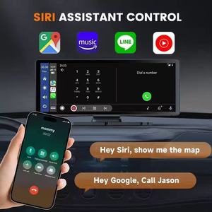 Phổ 10.26 ''đài phát thanh xe với 4K phía trước và 1080p trở lại với 360 ° xoay máy ảnh không dây Carplay/Android tự động/mirrorlink - Product Image 3