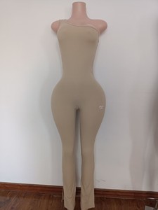 Nuovo Arrivo 2025 Tuta Intera Aderente da <span class=keywords><strong>Donna</strong></span> con Logo Personalizzato, Modello Leopardato a Zampa d'Elefante <span class=keywords><strong>per</strong></span> Yoga e Fitness - Product Image 5