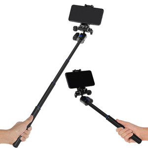 Trípode Compacto Ligero de Aleación de Aluminio <span class=keywords><strong>BENRO</strong></span> IS05 para Cámara DSLR, Teléfono Móvil, Fotografía sin Espejo, Portátil, para Viajes y Selfies - Product Image 4