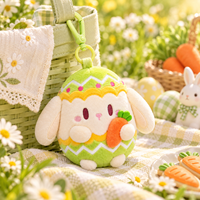 Promotion Festive : Porte-clés Peluche Personnalisé Lapin Kawaii Dessin Animé 10cm 15cm 20cm, Breloque de Sac, Porte-clés Lapin