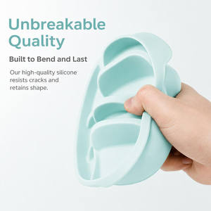Plato para Tacos con Soporte, 4 Ranuras Onduladas para Mantener los Tacos Verticales, Antiderrames, Soporte de Silicona para Tacos, Grado Alimenticio, Libre de BPA, Resistente al Calor - Product Image 3