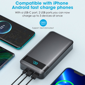 สถานีไฟฟ้าพกพา 20000mAh หน้าจอดิจิตอล ชาร์จเร็ว 65W ช่องเสียบ Type-C คู่ แบตเตอรี่ลิเธียมโพลิเมอร์ - Product Image 4