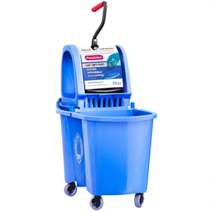 Secchio per Mop Cubo Combo Wavebrake 33 L Blu con Ruote per Pulizie - Product Image 2