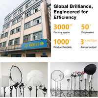 OEM ODM anti-parlama odak Video ışığı 110V 245V Ra95 2.4G Cob 20W 3200K 6500K fotoğraf gece çekim Led fotoğraf ışığı