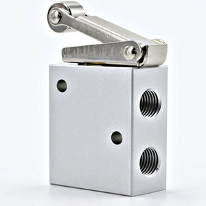 Válvula Neumática Mecánica JM-05/06/07/06A, Interruptor Neumático Manual de Dos Posiciones y Tres Vías, Tipo Rodillo Roscado - Product Image 3