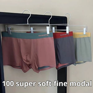 Stéréo en forme de U sac capsulaire hommes slips boxeurs sous-vêtements nid d'abeille maille homme slips <span class=keywords><strong>Boxer</strong></span> Shorts 100 doux Modal hommes boxeurs - Product Image 2