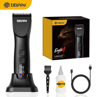 Tondeuse à poils de chien électrique LILIPRO EagleM Professional 5 en 1, tondeuse de toilettage pour animaux de compagnie silencieuse, sans fil, produit pour chat avec écran LCD