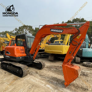 Excavadora de segunda mano Doosan Mini 6t en Corea, excavadora de segunda mano a la venta con baja hora de trabajo 6t Mini Doosan Dx60 - Product Image 6