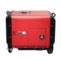 Superleiser Tragbarer 5kVA 8kW 10kW Luftgekühlter Dieselgenerator mit Autostart 50Hz CE-Zertifiziert Fernbedienungsoption