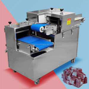 Cortadora automática de cubos de carne de res fresca congelada de alta velocidad 3D, cortadora de cubos de jamón ibérico - Product Image 1