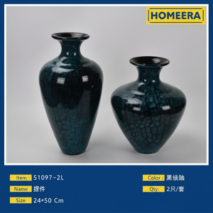 ชุดตกแต่งบ้านที่หรูหรา24X505ซม. แจกันแก้วตกแต่งทันสมัยดีไซน์ขวดสไตล์ยุโรปสำหรับงานแต่งงาน - Product Image 1