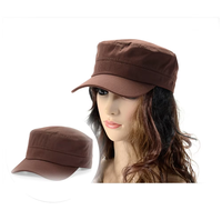 Chapeau de Sport plat en coton de haute qualité pour hommes couleur unie Style Safari broderie 3D pour les voyages en plein air scènes de cyclisme décontractées