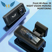 Caméra embarquée VIEVGUARB V115E avec vision nocturne, capteur G, enregistrement en boucle, surveillance de stationnement, contrôle par application, 4K, WiFi, GPS