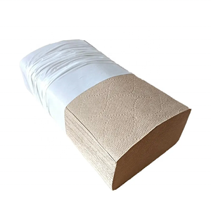 Giá rẻ Kraft đơn gấp khăn giấy dùng một lần Brown interfold V gấp khăn giấy tay trong khu vực công cộng của khách sạn và quán bar - Product Image 5